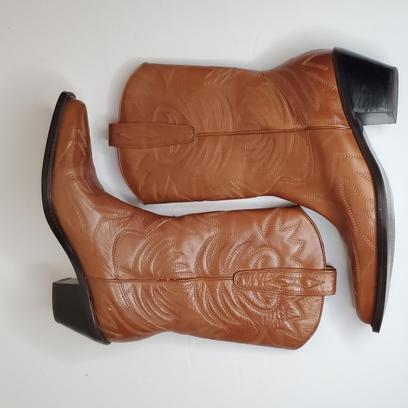 Cathy Jean Genuine Leather Cowboy boots size 6 - Picture 8 of 8